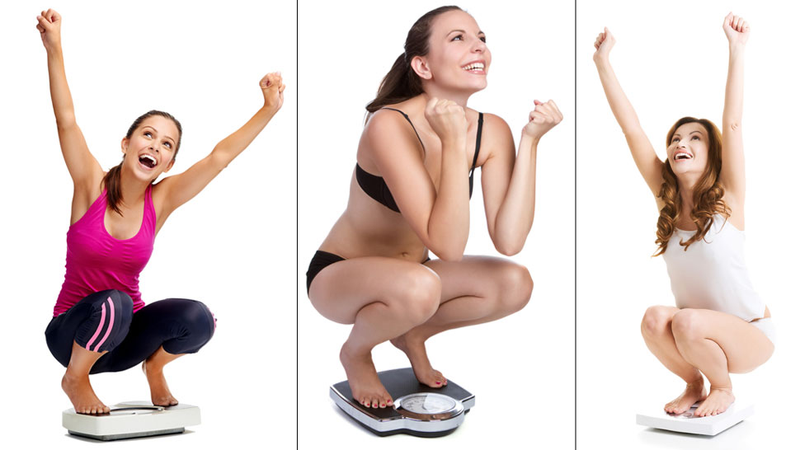 Illustration for article titled The Inanity of Women on Scales in Stock Photos